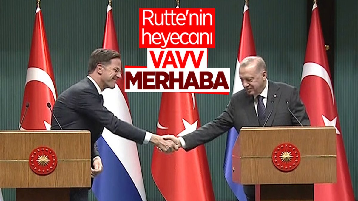 Hollanda Başbakanı Rutte konuşmasına Türkçe 'Merhaba' diyerek başladı