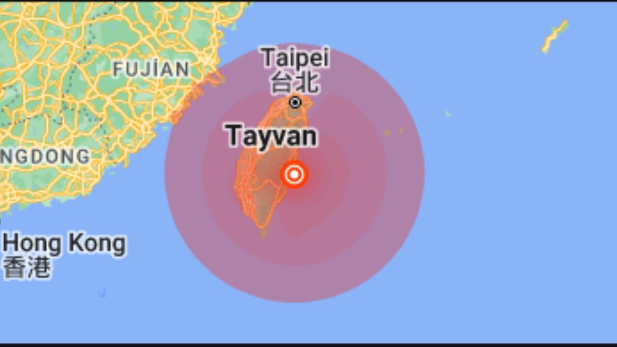 Tayvan'da 6.6 büyüklüğünde deprem meydana geldi