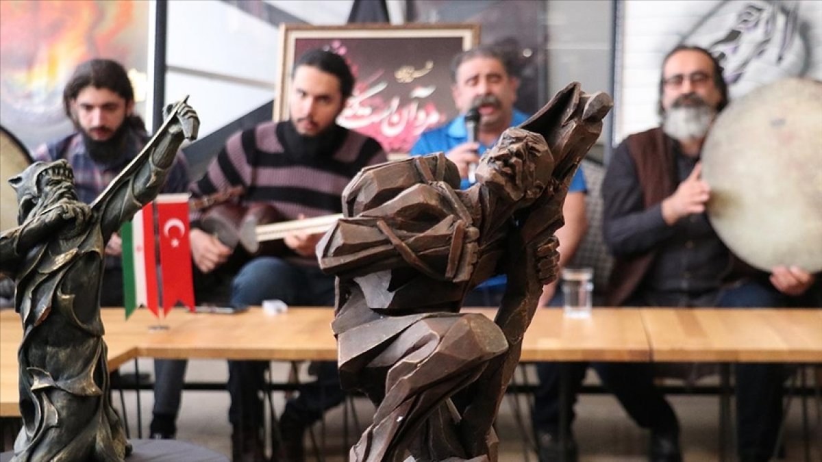 İranlı ressam ve heykeltıraşların eserleri buz müzesinde sergilendi