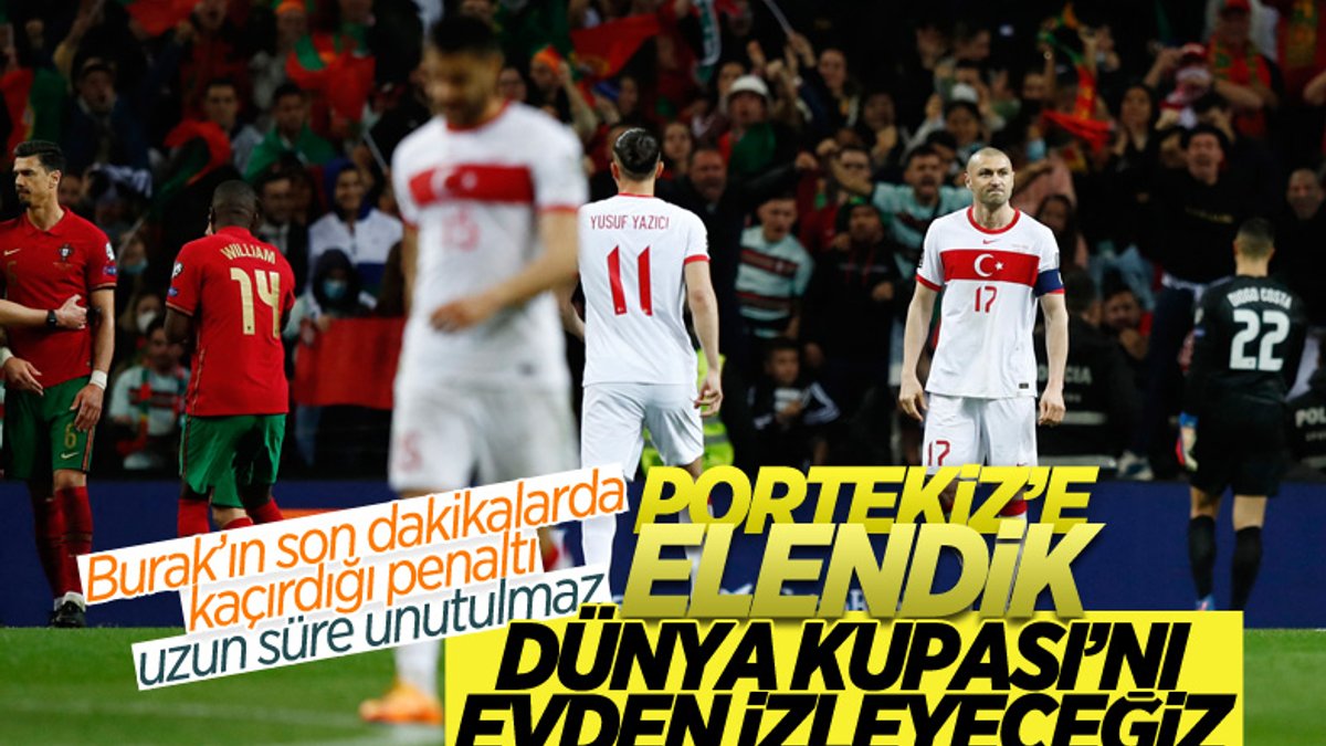 Portekiz, Türkiye'yi 3 golle mağlup etti