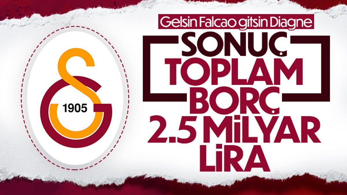 Galatasaray'ın borcu açıklandı