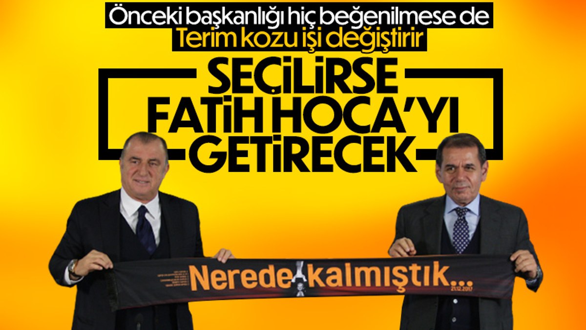 Dursun Özbek'in seçim vaadi Fatih Terim