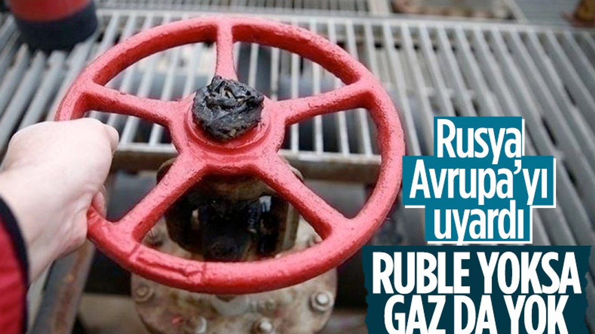 Rusya, Avrupa rubleyle ödemezse gazı ücretsiz vermeyeceğini açıkladı