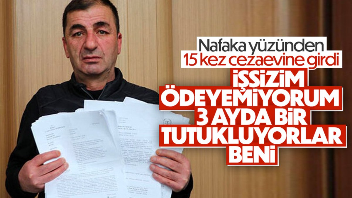 Ankara'da eski eşine nafaka ödeyemeyen adam 6 yılda 15 kez cezaevine girdi