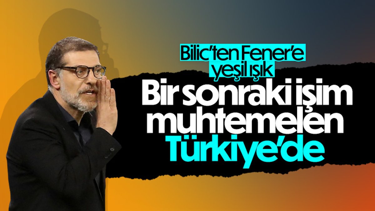 Slaven Bilic'ten Türkiye açıklaması