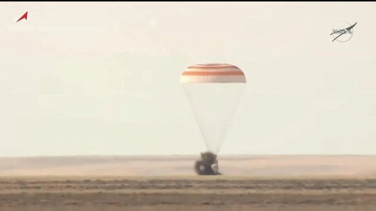 Soyuz MS-19 ekibi Dünya'ya iniş yaptı