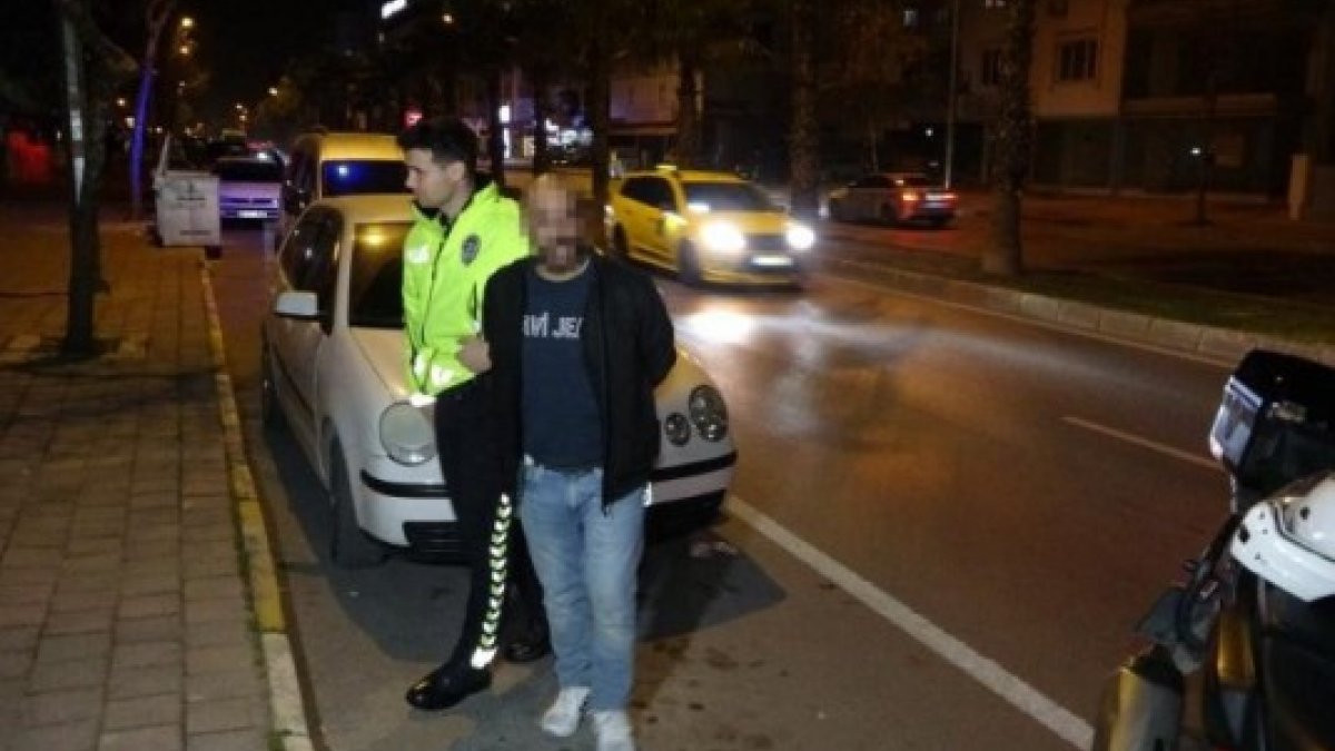 Antalya'da polisten kaçan alkollü sürücüden tepki çeken sözler