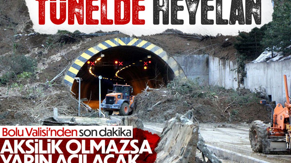Bolu Valisi Ahmet Ümit: TEM otoyolu yarın açılabilir