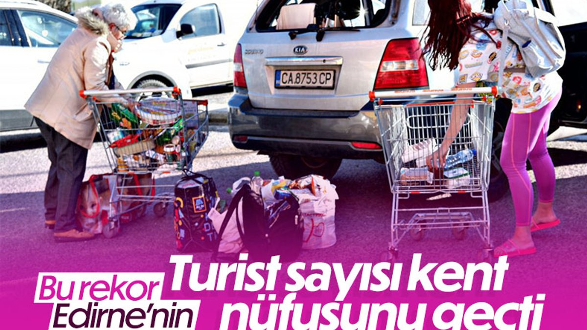 Edirne’ye, 3 ayda 500 binden fazla turist giriş yaptı