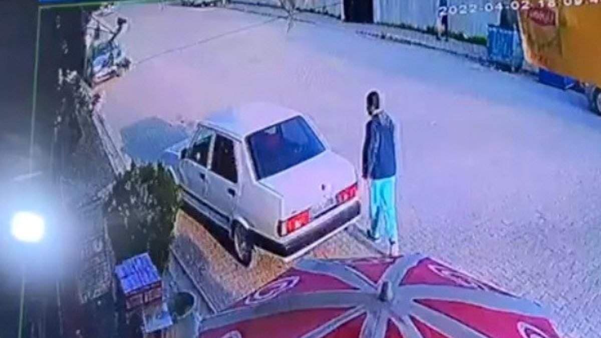 Osmaniye'de güpegündüz park halindeki araç çalındı