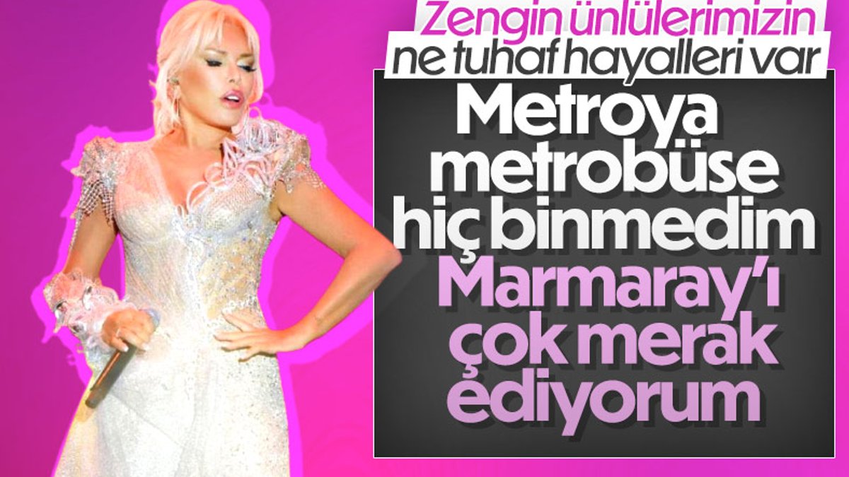 Ajda Pekkan: Metrobüse hiç binmedim, Marmaray'ı merak ediyorum