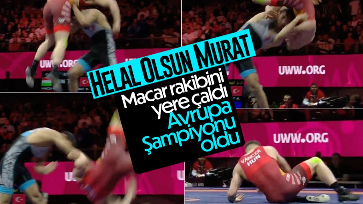 Milli güreşçi Murat Fırat Avrupa Şampiyonu oldu