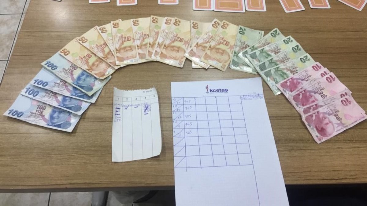 Kayseri'deki kumar operasyonunda 30 bin liralık ceza kesildi