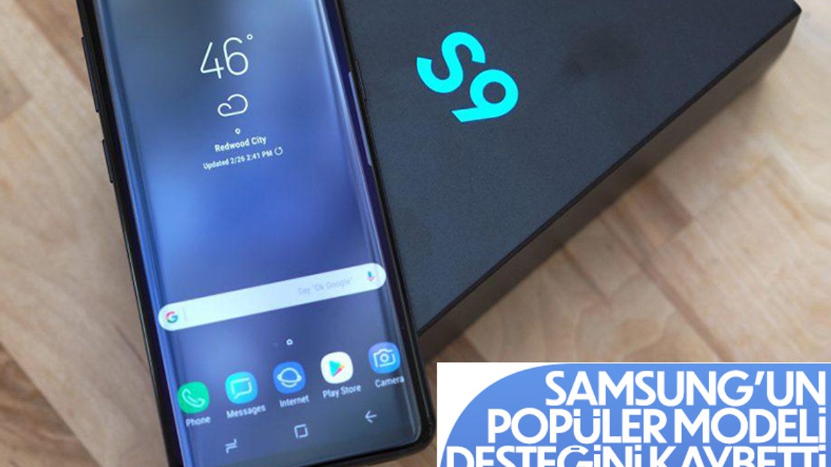 Samsung Galaxy S9 serisine olan destek sonlandı