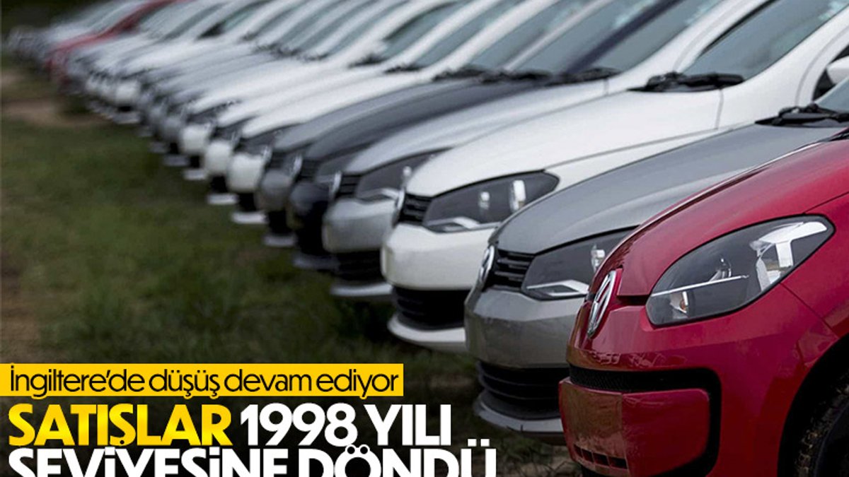 İngiltere'de otomobil satışları son 24 yılın en düşük seviyesinde