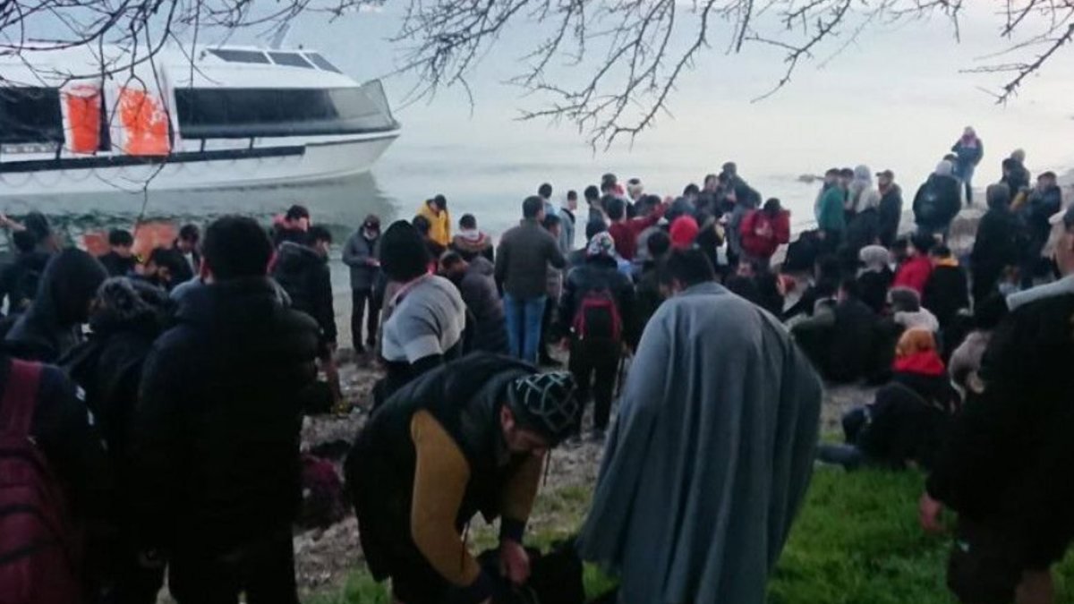 İtalya'ya götürülmek istenen 123 kaçak göçmen yakalandı