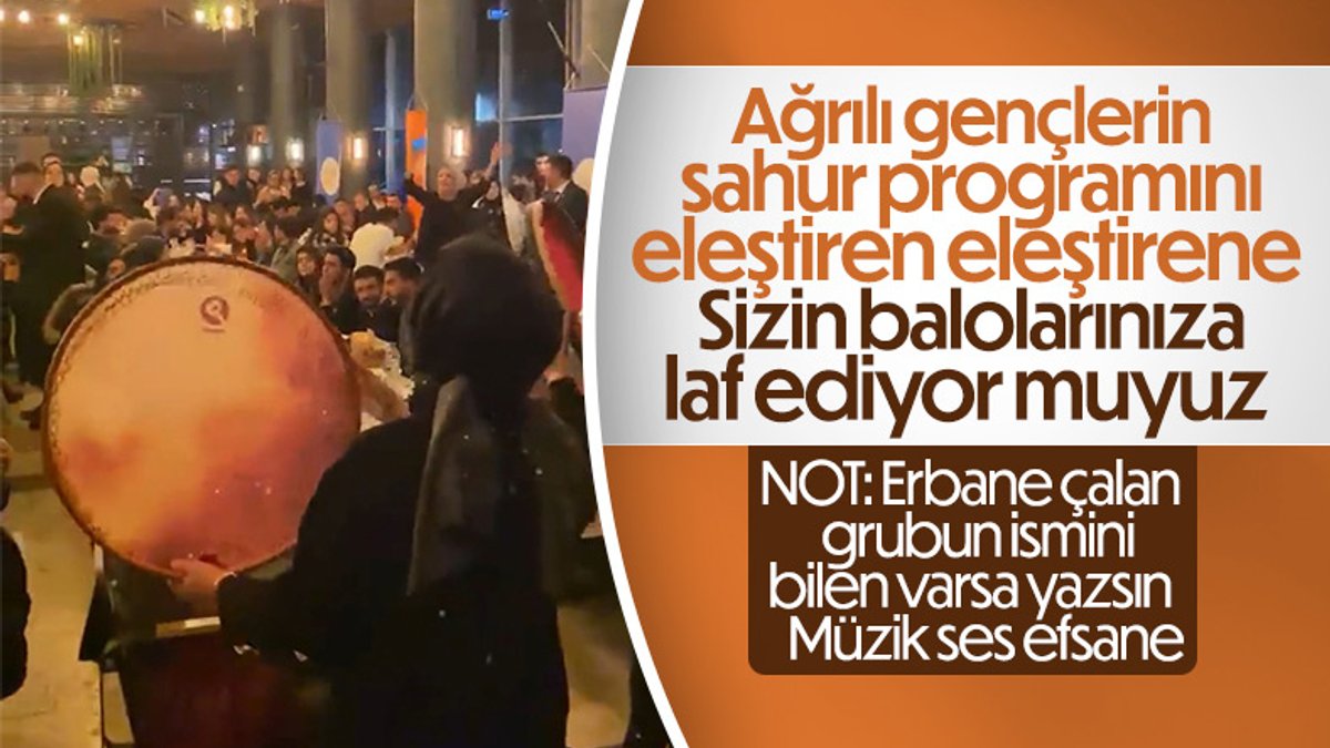 AK Parti'nin Ağrı'daki sahur programı sosyal medyada hedef oldu