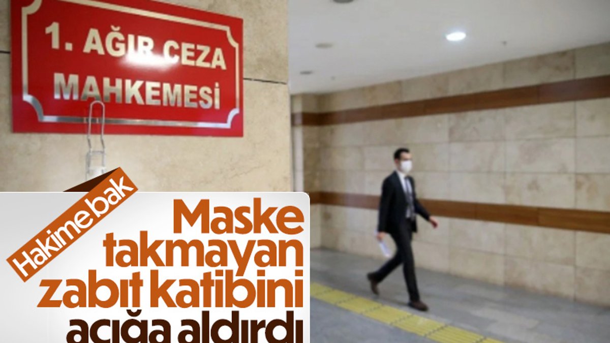 Ankara Adliyesi'nde asansörde maske tartışması