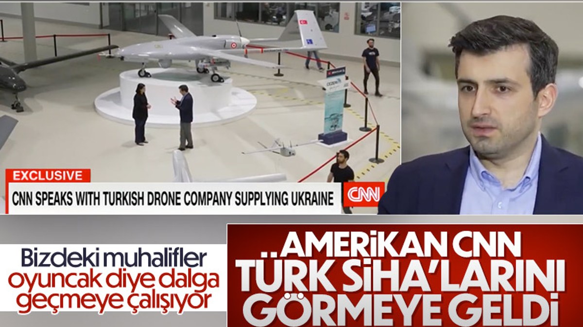 CNN International, Türk SİHA'ları için Selçuk Bayraktar'la konuştu