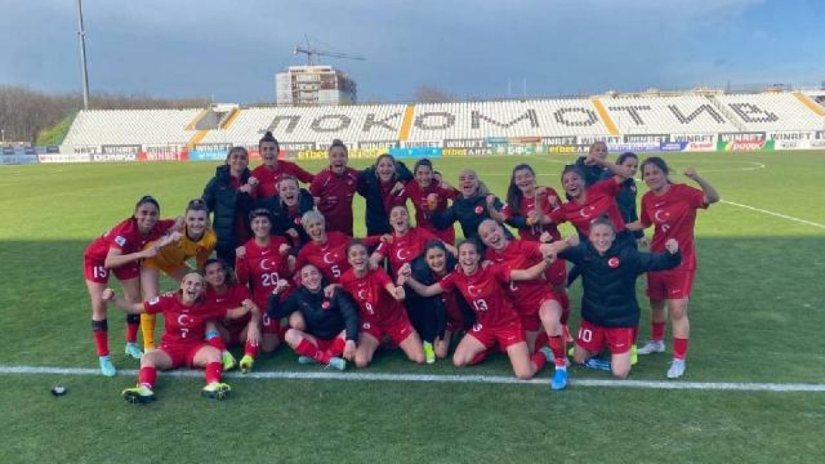 A Milli Kadın Futbol Takımı, Bulgaristan'ı deplasmanda 2-0 yendi