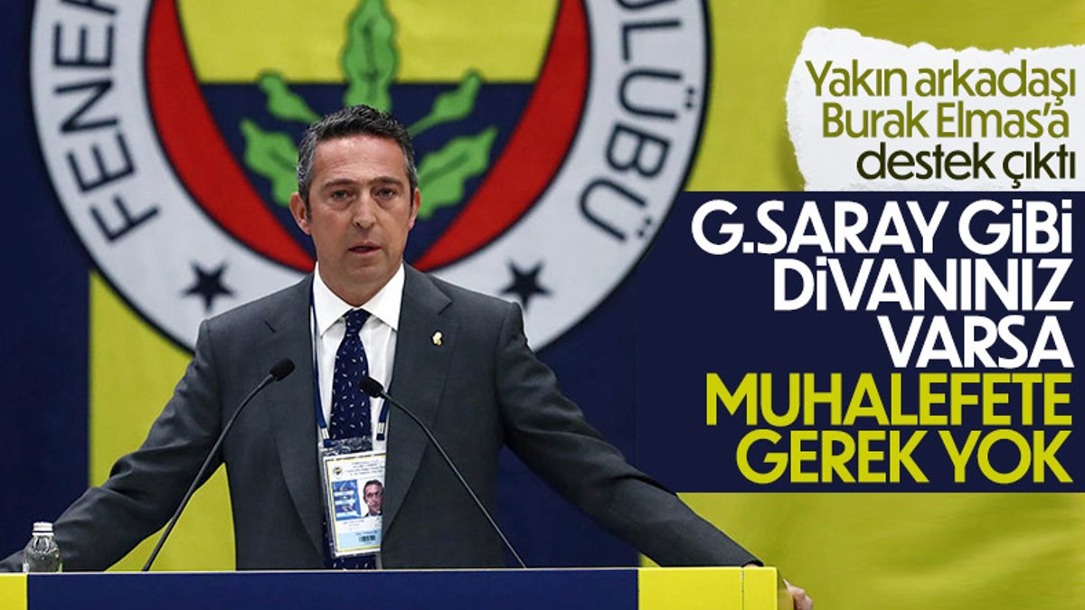Ali Koç’tan Galatasaray’a divan kurulu göndermesi