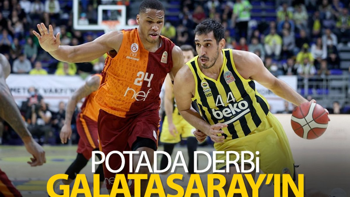 Pota derbirisinde Galatasaray, Fenerbahçe'yi mağlup etti