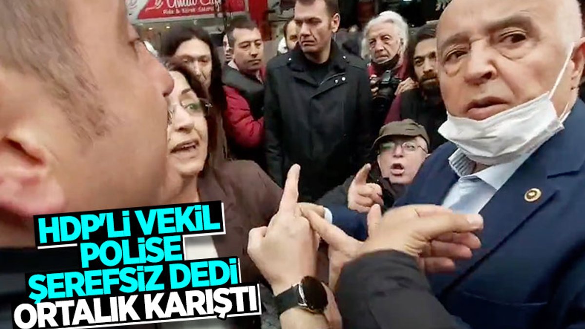 HDP'li vekil Türk polisine hakaret etti