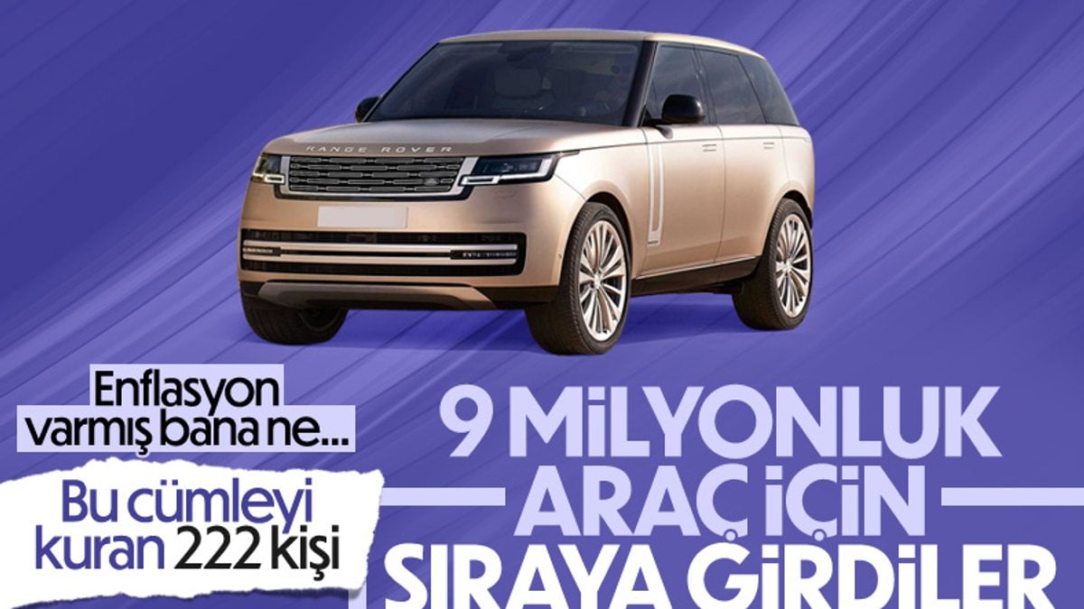 9 milyonluk yeni Range Rover, satışa çıkmadan 222 sipariş aldı