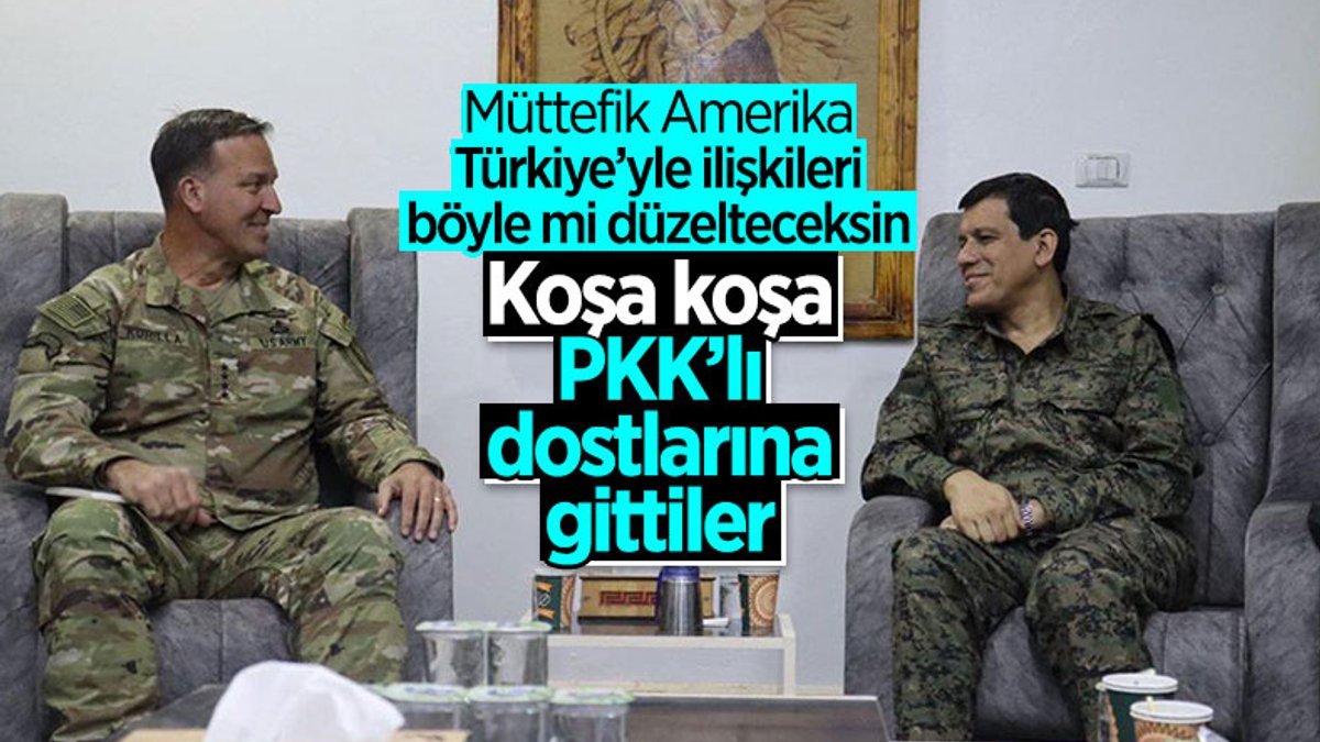 ABD'li komutan, YPG'nin elebaşı Ferhat Abdi Şirin'le görüştü