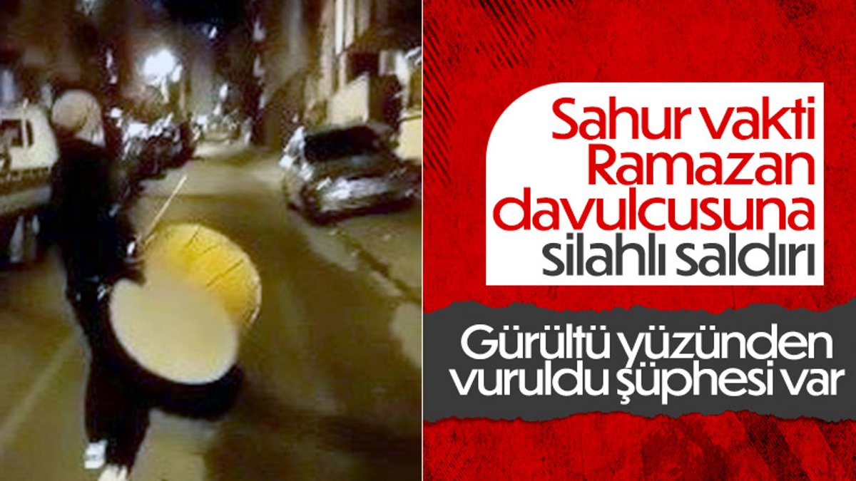 İstanbul'da Ramazan davulcusu sırtından vuruldu