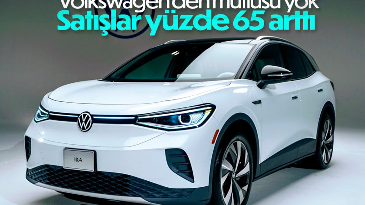 Volkswagen Grubu'nun elektrikli araç satışları yüzde 65 arttı