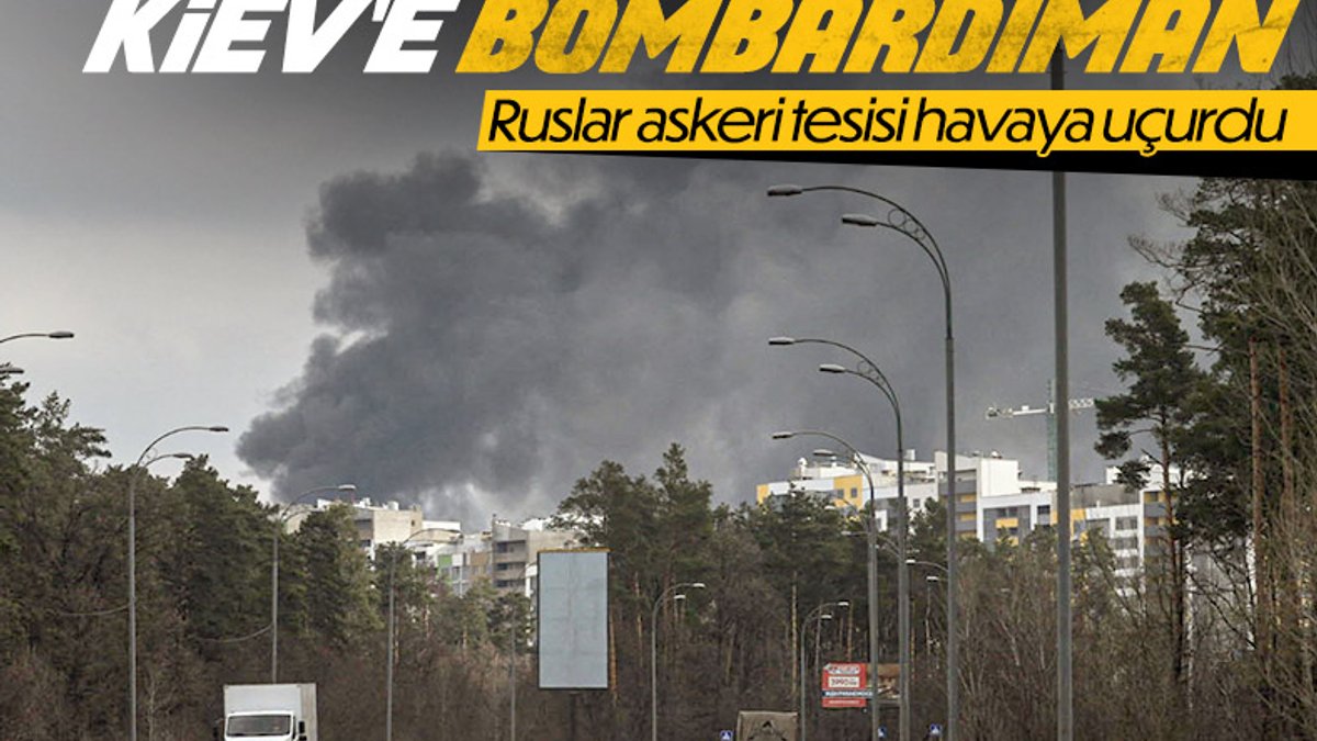 Rusya, başkent Kiev'i bombaladı