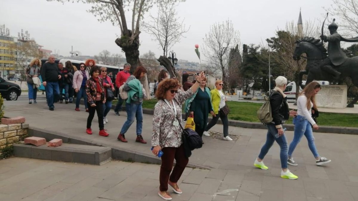 Bulgar turistler Tekirdağ'ı da keşfetti