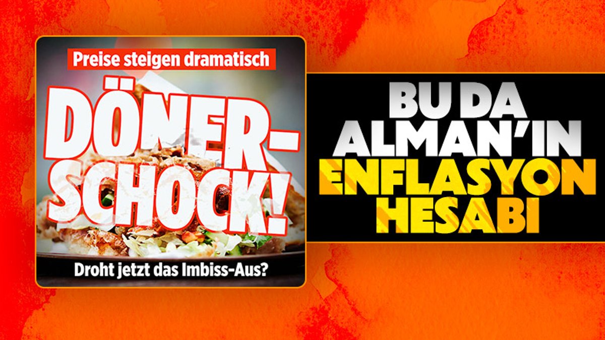 Bild: Almanya'da döner kebap şoku yaşanıyor