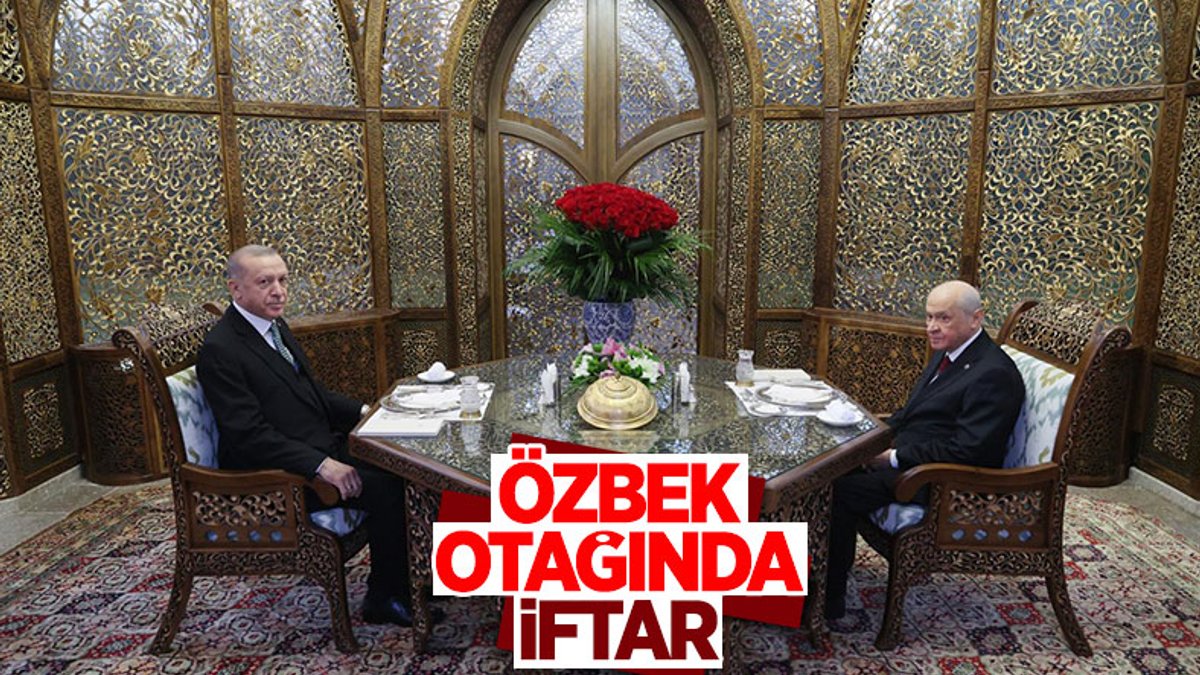 Cumhurbaşkanı Erdoğan ile Devlet Bahçeli'nin iftar programı