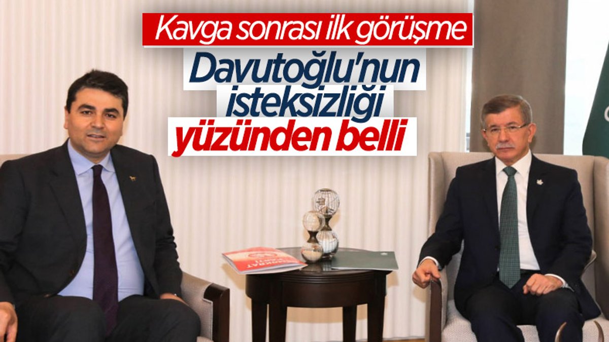 Ahmet Davutoğlu, Gültekin Uysal ile görüştü