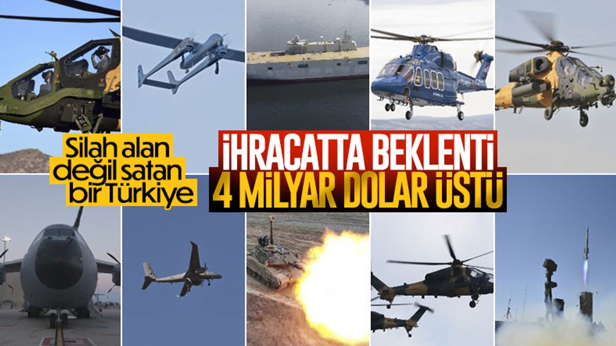 Türk savunma sanayi ihracat hedefi 4 milyar doların üstüne çıktı