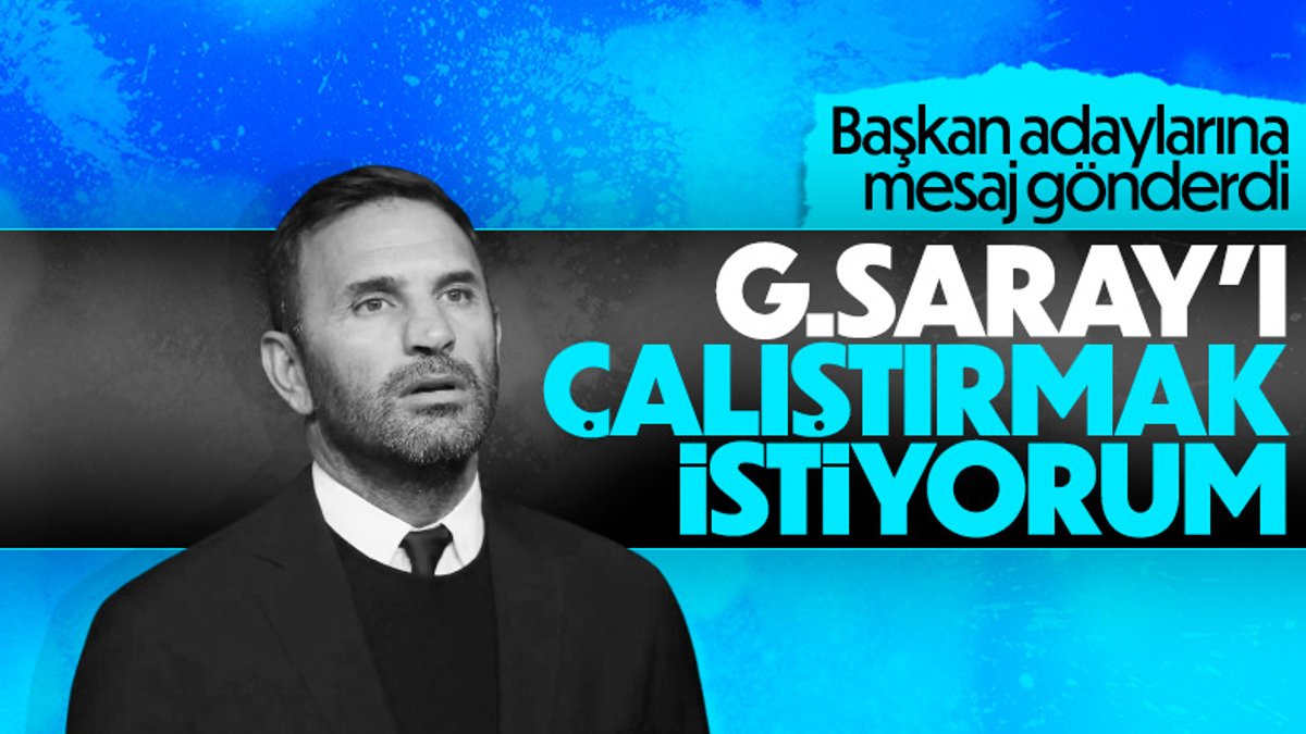 Okan Buruk'tan Galatasaray açıklaması
