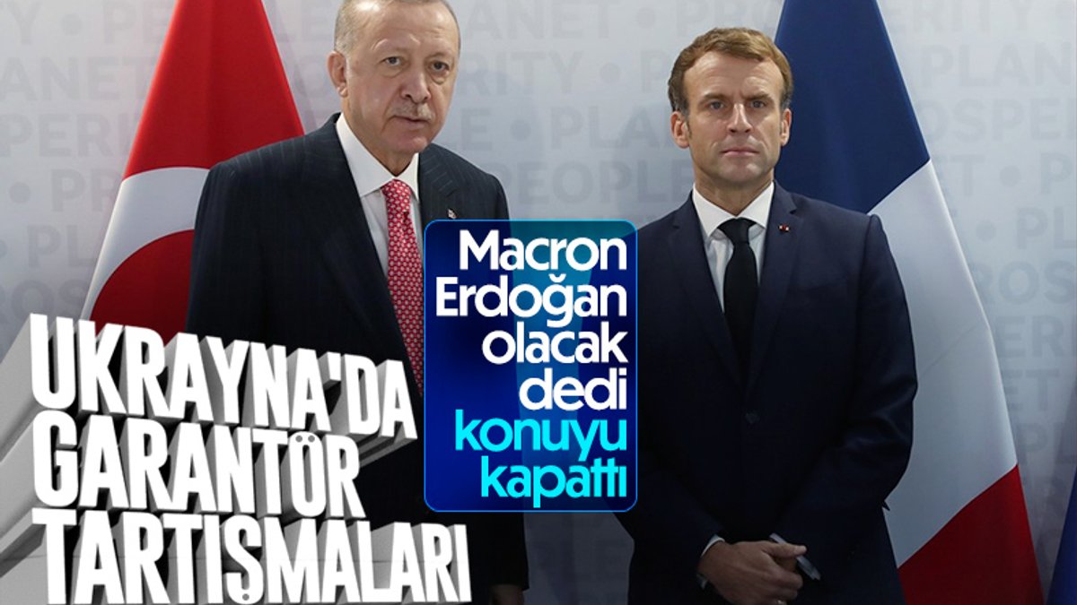 Emmanuel Macron'dan Ukrayna'da ateşkes için Türkiye vurgusu