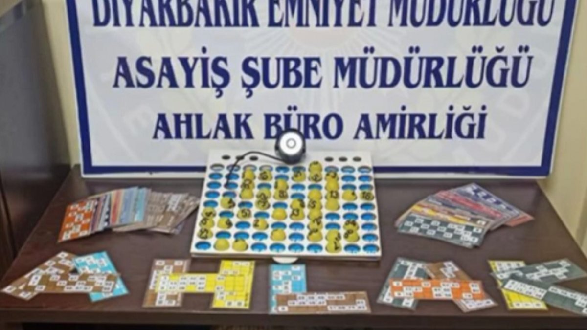 Diyarbakır'da 'kumar' operasyonunda 95 kişiye 172 bin TL ceza