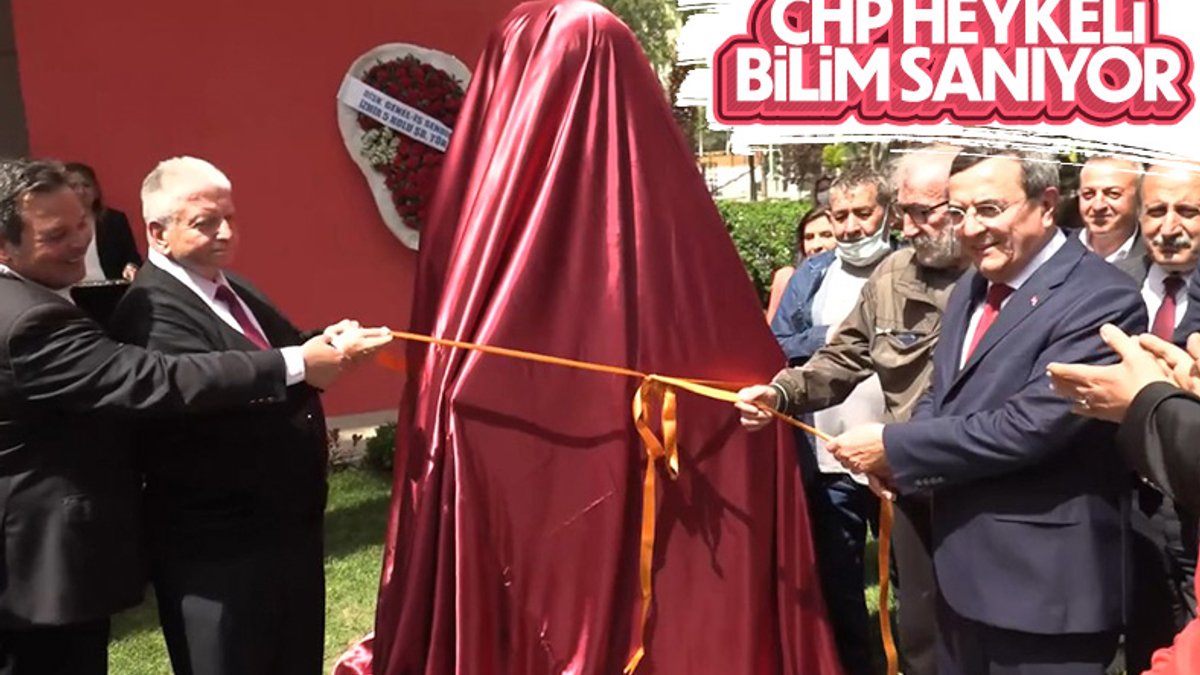CHP İzmir'e bir heykel daha kazandırdı