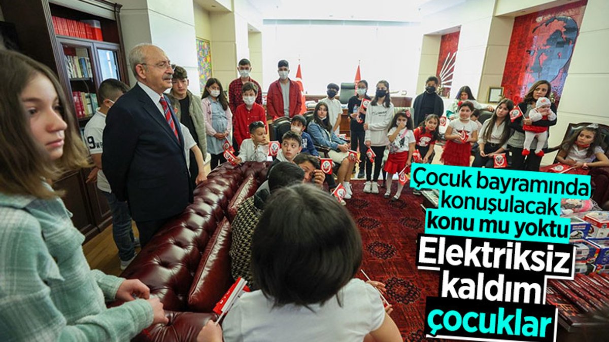 Kemal Kılıçdaroğlu'ndan 'elektriğiniz neden kesildi' sorusuna yanıt