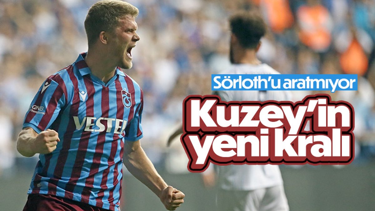 Trabzonspor'da Cornelius performansıyla alkış aldı