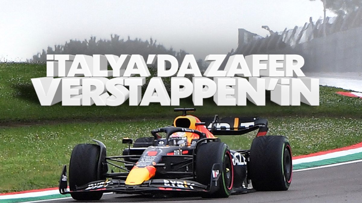 Max Verstappen, Imola GP'yi kazandı