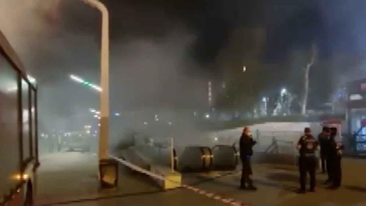 Taksim Metro İstasyonu’nda yangın