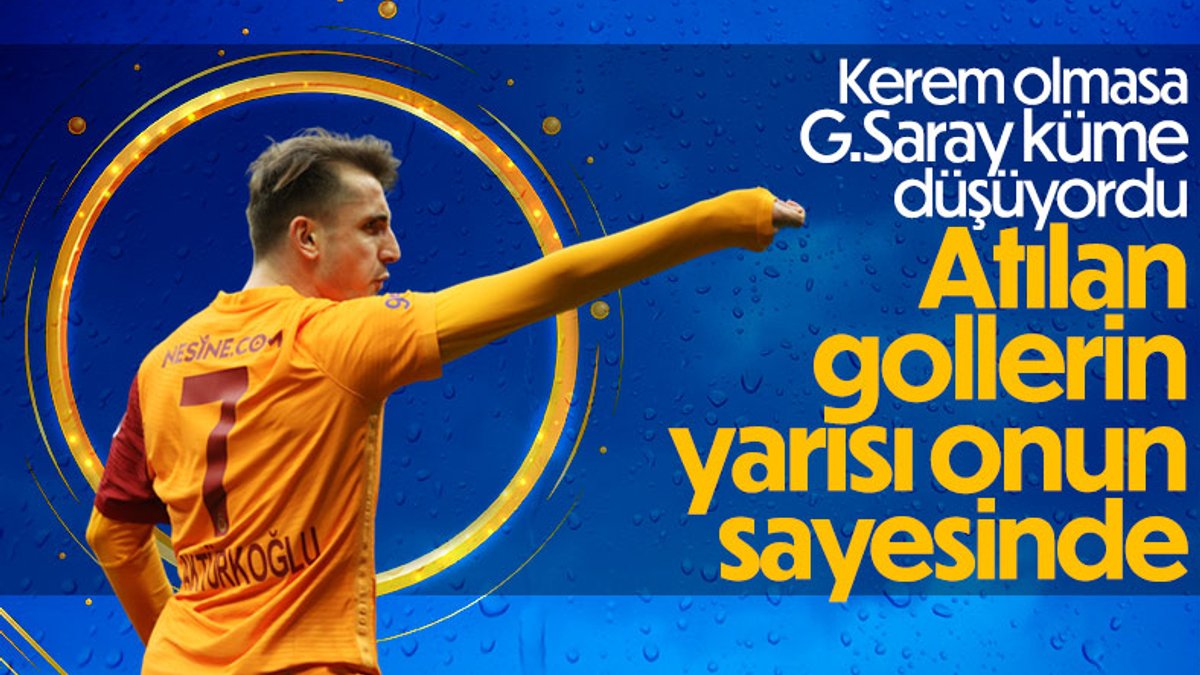 Kerem Aktürkoğlu, Galatasaray'ı taşıyor