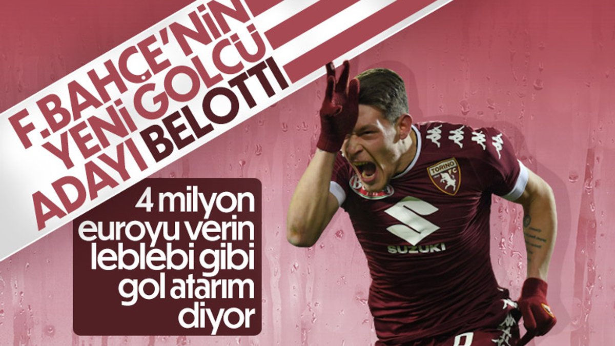 Fenerbahçe'de golcü adayı: Andrea Belotti
