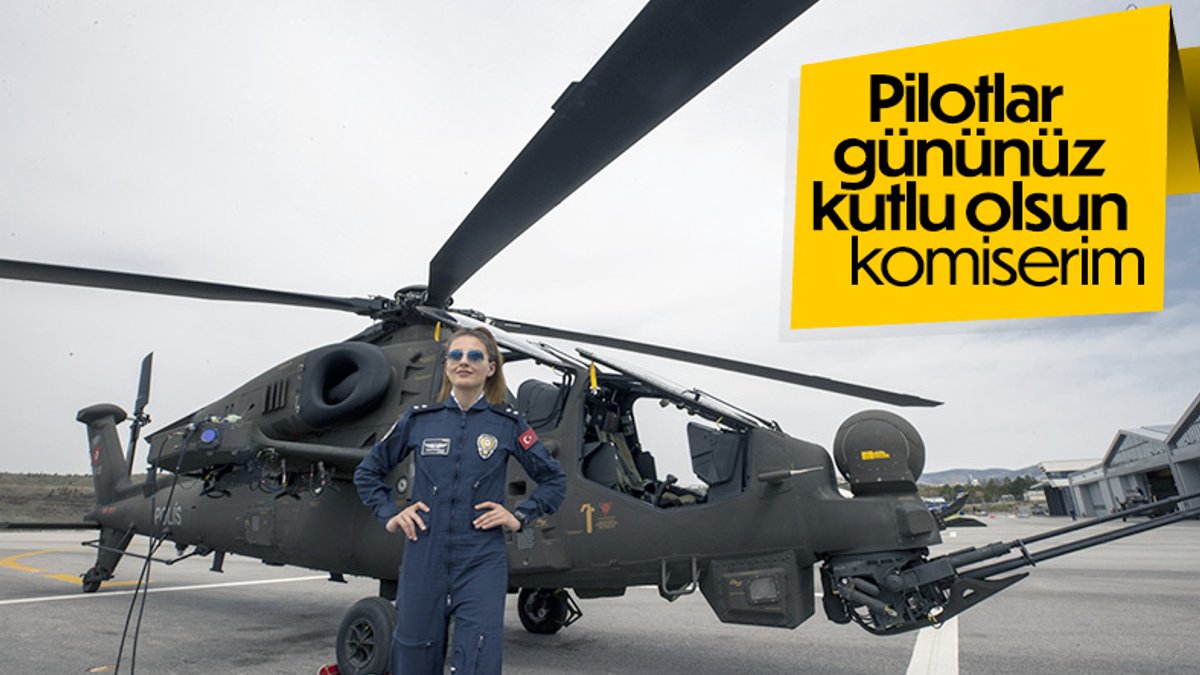 Türk Polis Teşkilatının çelik kanatları, Dünya Pilotlar Günü'nü kutluyor