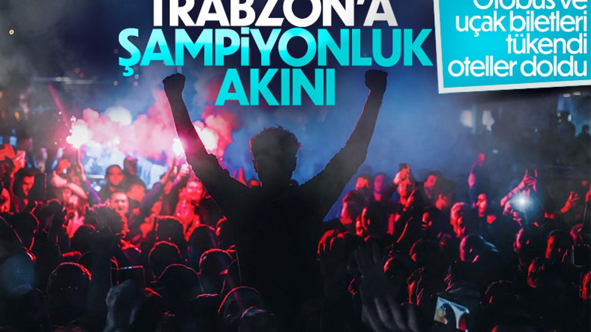 Trabzon'a şampiyonluk akını