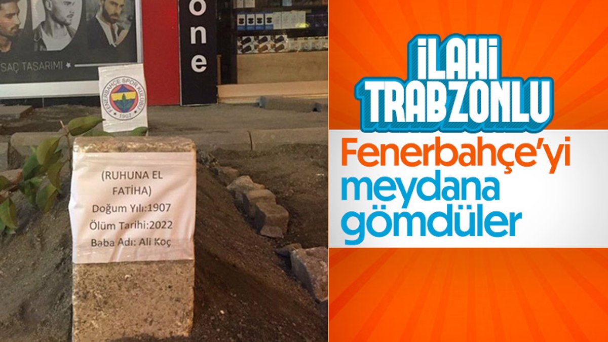 Fenerbahçe'yi Trabzon Meydanı'na gömdüler
